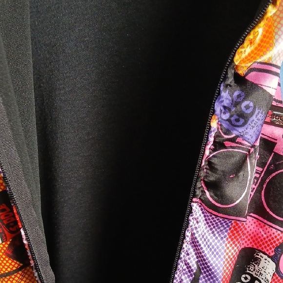 South Pole Color Explosion Graffiti Spray Can Zip Up Track Jacket Size M - Picture 6 of 8